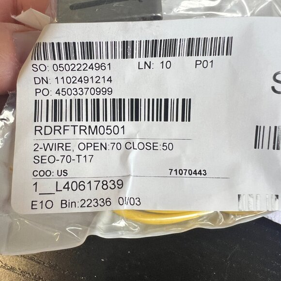 Randell‎ RF TRM0501 Thermodisc, 2 Wire, Open 70 Close 50 - Picture 4 of 7